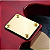 Neck Plate Dourado Com Protetor Para Guitarra E Contra Baixo - Imagem 6