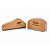 Kit Master Leveling Muspor Com Lima 6" E 3" Para Nivelamento De Trastes Luthier - Imagem 1