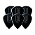 Kit Com 6 Palhetas Dunlop John Petrucci Jazz III Preta 1,5mm - Imagem 1