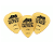 Kit com 3 Palhetas Dunlop Ultex 0,73mm Para Guitarra e Violão - Imagem 1