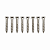 Kit 8 Parafusos Cromados para Moldura de Captador Humbucker - Imagem 1