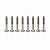 Kit 8 Parafusos Cromados para Moldura de Captador Humbucker - Imagem 5