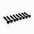 Kit 8 Parafusos Pretos para Moldura de Captador Humbucker - Imagem 4