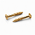 Kit 8 Parafusos Dourados para Moldura de Captador Humbucker - Imagem 3