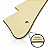 Escudo Pickguard Creme 3 Camadas Para Guitarra Les Paul 2 Humbuckers Com Suporte - Imagem 3