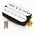 Captador Humbucker Para Guitarra Braço Cerâmico 7.2K 4 Fios Coil Split Branco - Imagem 5