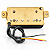 Captador Humbucker Para Guitarra Ponte Alnico V 16K Alta Saída 4 Fios Zebra - Imagem 4