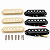 Set 3 Captadores Single Coil Para Guitarra Stratocaster Alnico V Vintage Creme - Imagem 3