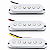 Kit 3 Captadores Single Coil Guitarra Stratocaster Alnico V Anos 60 Branco - Imagem 4