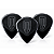 Kit 03 Palhetas Dunlop John Petrucci Jazz III Preta 1,5mm - Imagem 1