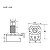 Potenciômetro Gotoh Base Pequena Eixo Longo A250K - Imagem 3