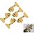 Tarraxas Dourada Para Baixo 5 Cordas Strinberg 3x2 - Imagem 2