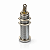 Jack Conector P10 Cilíndrico Stéreo Cromado Para Guitarra Baixo - Imagem 6