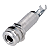 Jack Conector Stereo P10 Roldana Cromado Para Violão Viola E Cavaco - Imagem 3