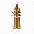 Jack Conector P10 Cilíndrico Stéreo Dourado Para Guitarra Baixo - Imagem 5