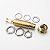 Jack Conector P10 Cilíndrico Stéreo Dourado Para Guitarra Baixo - Imagem 11