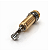 Jack Conector P10 Cilíndrico Stéreo Dourado Para Guitarra Baixo - Imagem 9