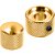 Knob Duplo Concêntrico Para Contra Baixo Dourado Thida - Imagem 3