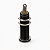 Jack Conector P10 Estéreo Para Guitarra Preto Cilindrico - Imagem 6