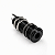 Jack Conector P10 Estéreo Para Guitarra Preto Cilindrico - Imagem 1
