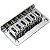Ponte Fixa Para Guitarra Stratocaster Cromada 6 Cordas - Imagem 4