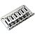 Ponte Fixa Para Guitarra Stratocaster Cromada 6 Cordas - Imagem 3