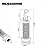 Jack Conector P10 Roldana Dourado P/ Captador Fishman Presys - Imagem 2