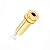 Jack Conector P10 Roldana Dourado P/ Captador Fishman Presys - Imagem 2