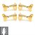 Tarraxas Dourada Para Baixo 4 Cordas Blindada 2x2 - Imagem 1