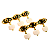 Tarraxas Pino Grosso 18 Dentes Premium Series Dourada Para Violão Nylon - Imagem 3