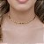 Colar Choker Lacre Lisa Semijoia Ouro 18K - Imagem 2