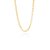 Colar Choker Elo Português 3MM Semijoia Ouro 18K - Imagem 1