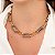 CHOKER ELOS GROSSOS COM FIO QUADRADO DUAS CORES (019453) - Imagem 2