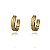 Brinco Argola Trabalhada Banhado em Ouro 18k (BR0188) - Imagem 2