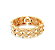 Pulseira Quadriculada Cravejada 18cm (159110) - Imagem 1
