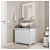 Kit Conjunto Gabinete Armario Banheiro Espelho Clean Branco - Imagem 1