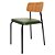 Cadeira Student Decorativa Verde Confortavel Overseas - Imagem 1