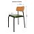 Cadeira Student Decorativa Verde Confortavel Overseas - Imagem 5