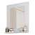 Painel Espelho Multifuncional Banheiro Branco Clean Caemmun - Imagem 1