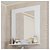 Painel Espelho Multifuncional Banheiro Branco Clean Caemmun - Imagem 2