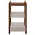 Mesa Lateral e Apoio Loft Off White/Nature - Líder Design - Imagem 6