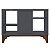 Estante Para Livro Decorativa Cinza Loft - Líder Design - Imagem 7