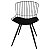 Cadeira Berta Decorativa Preta - Overseas - Imagem 2