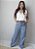 Calça Wide Leg Jeans - Imagem 1