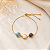 Pulseira Ágata Azul, Madrepérola e Sodalita - Imagem 1