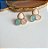 Brinco Trio Pedras Naturais Harmonia - Imagem 1