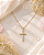 Colar com Cruz Cravejada - Imagem 1