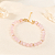 Pulseira Quartzo Rosa Natural - Imagem 1