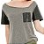 Camiseta Gola Assimétrica • Mescla - Imagem 3