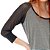 Camiseta Raglan Tule• Mescla - Imagem 3